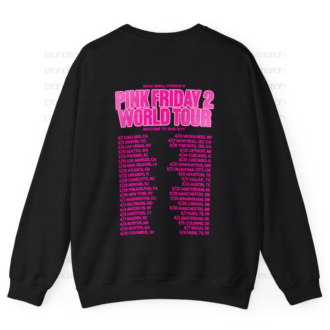 Nicki Minaj Pink Friday 2 Crewneck Sweatshirt