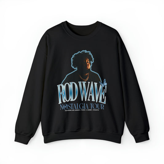 Blue Rod Wave Nostalgia Tour Crewneck Sweatshirt