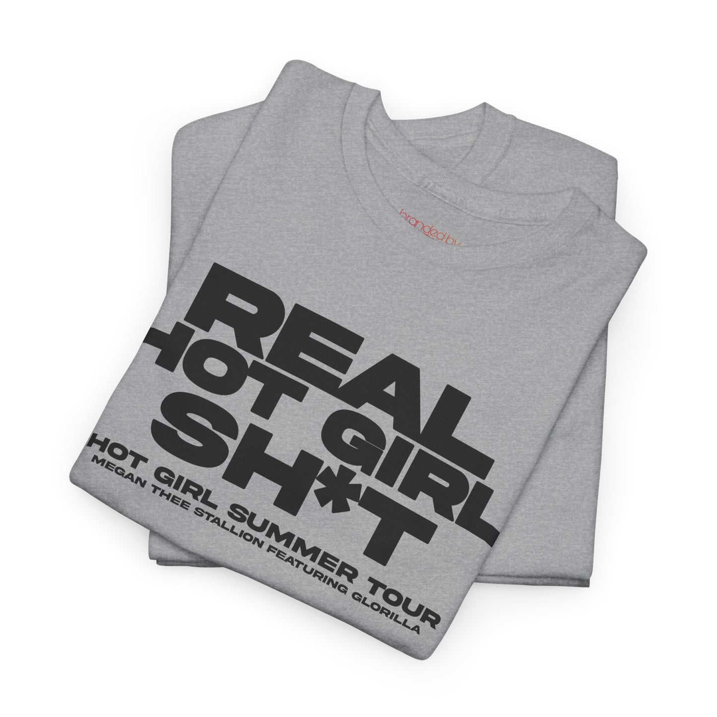 Real Hot Girl Graphic Tee - White & Grey