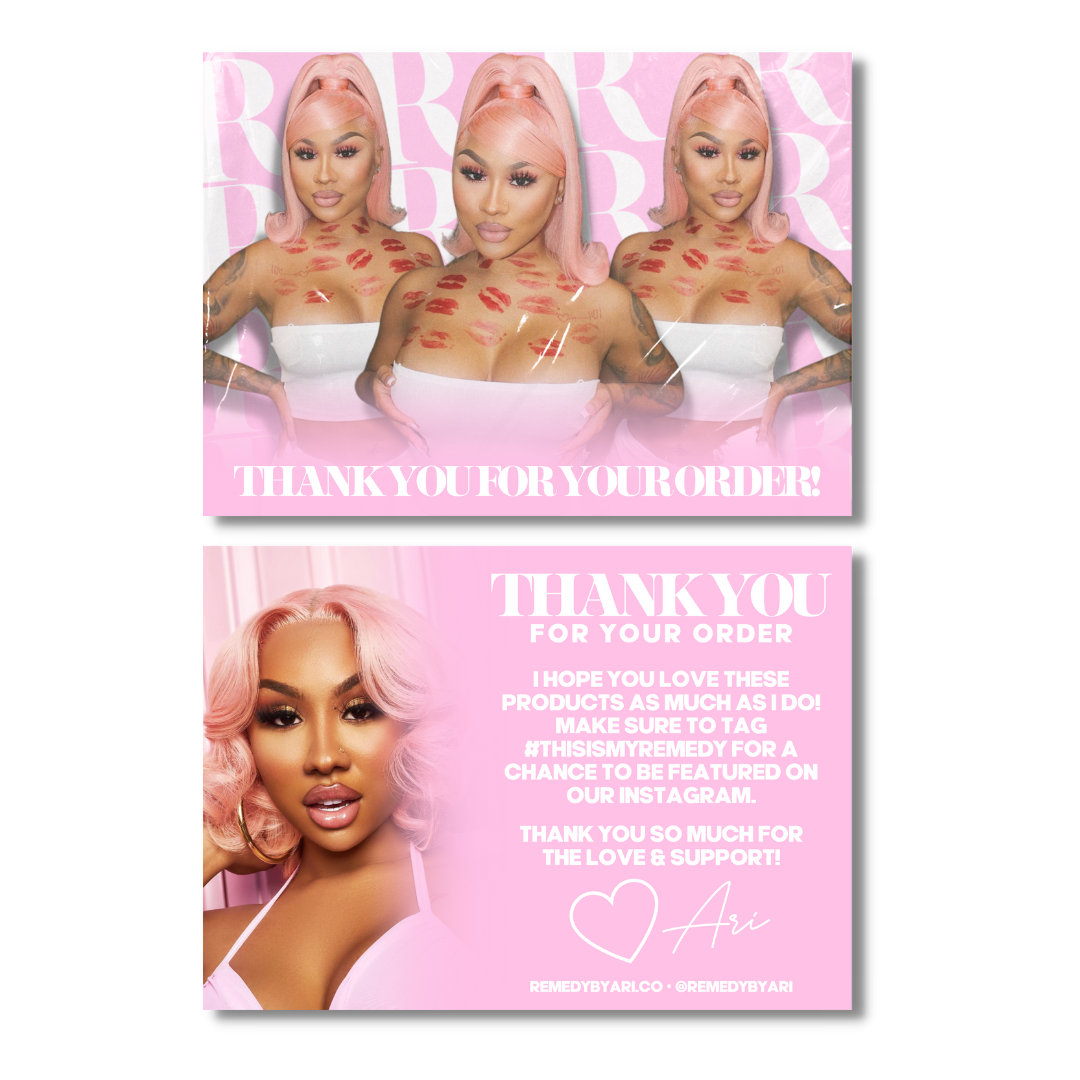 Thank You Card Design