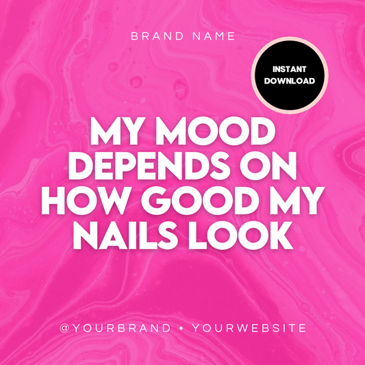 Nail Quote - Nail Tech Pre-Made Template Design