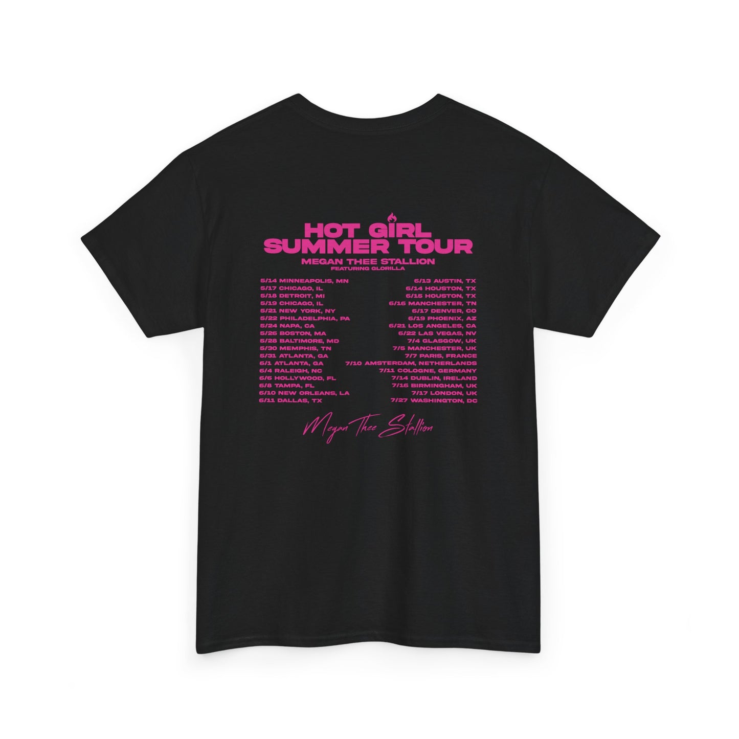 Hot Girl Summer Tour Graphic Tee - Pink