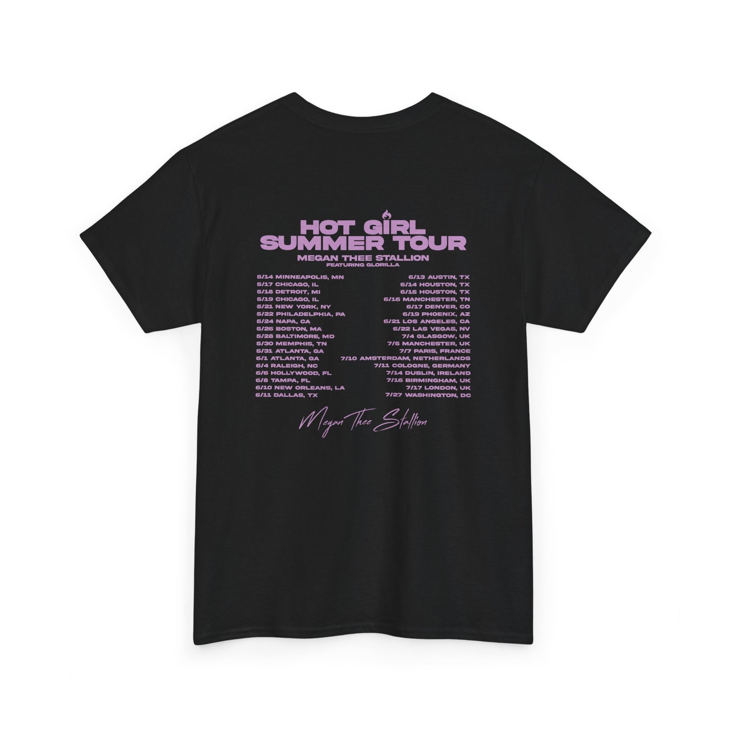 Meg The Stallion Graphic Tee - Purple