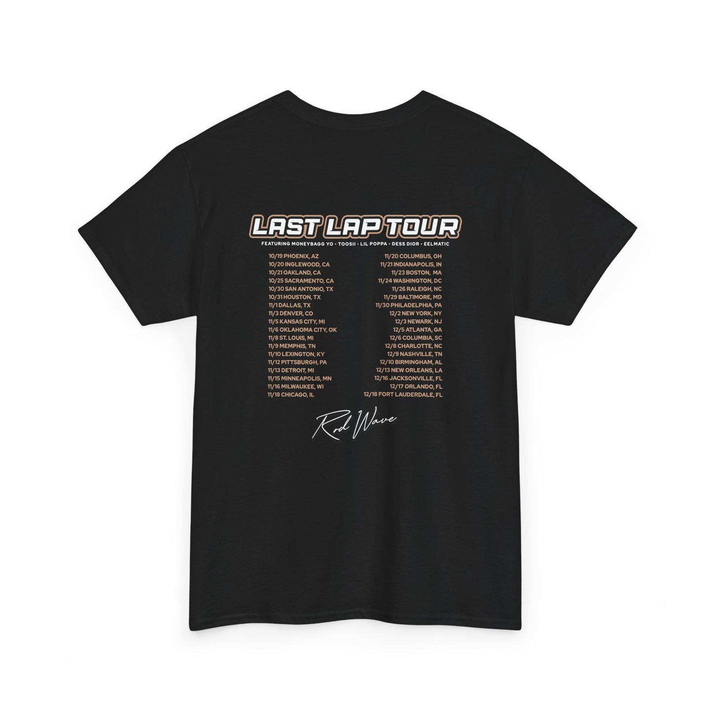 Rod Wave Last Lap Tour Graphic Tee