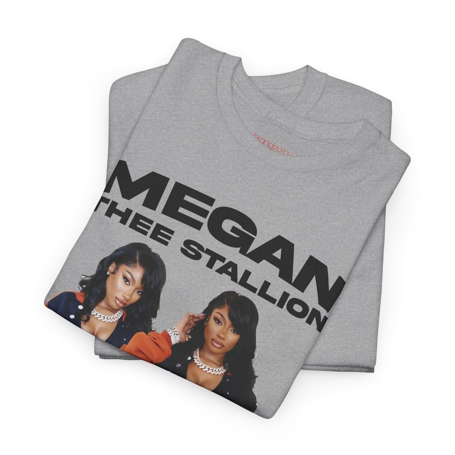 Meg The Stallion Graphic Tee - White & Grey