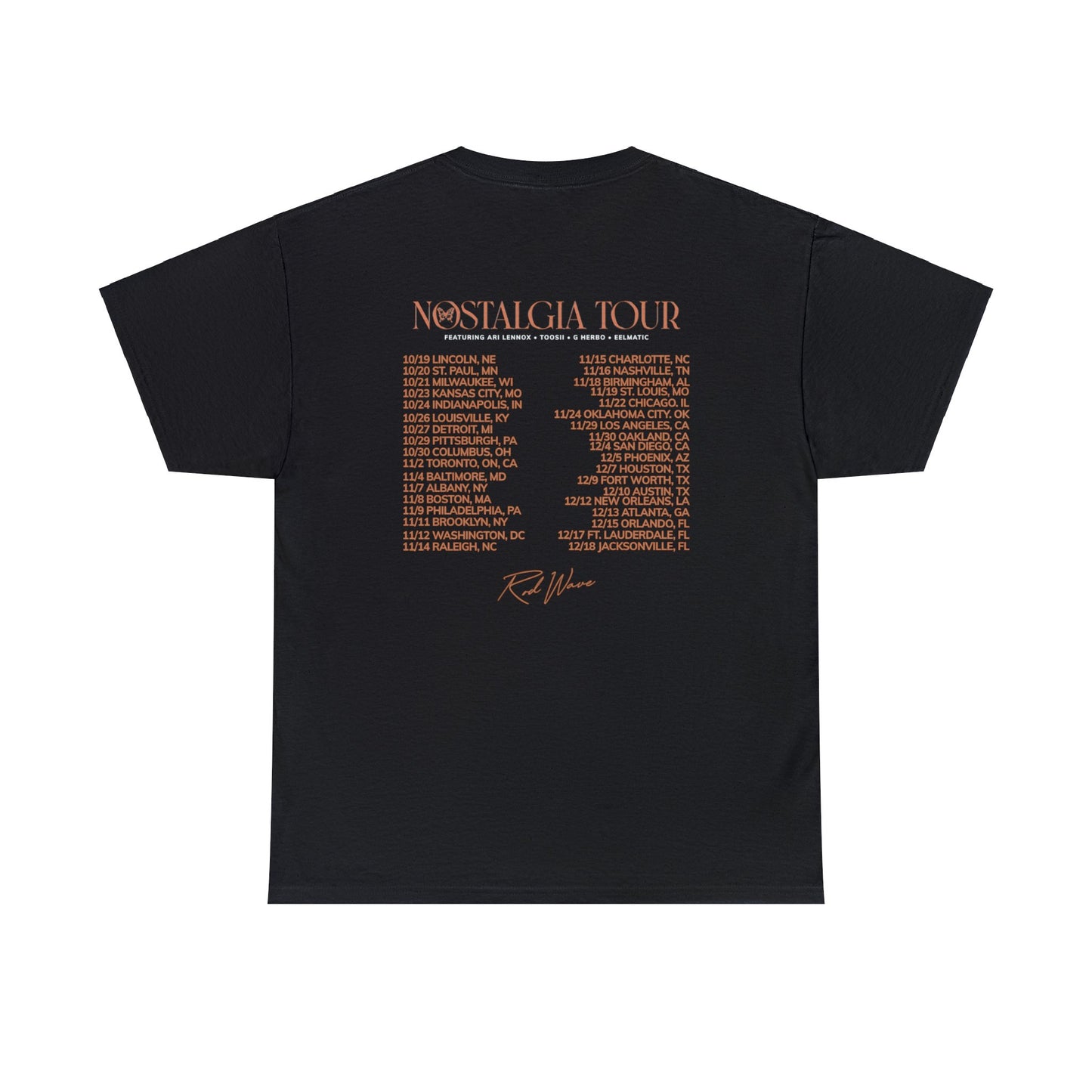 Rod Wave Nostalgia Tour Graphic Tee