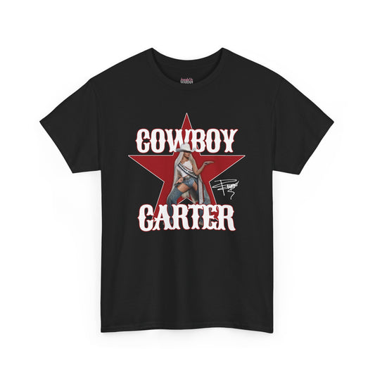 Red Star Cowboy Carter Tour T-Shirt