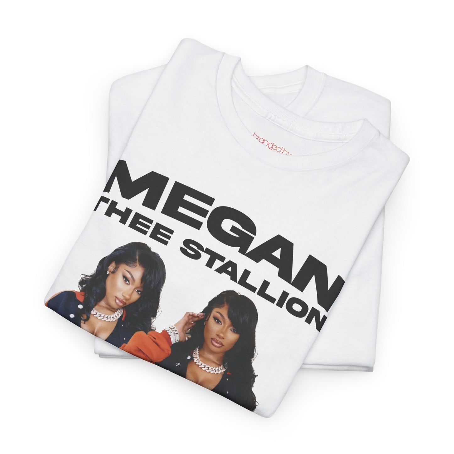 Meg The Stallion Graphic Tee - White & Grey