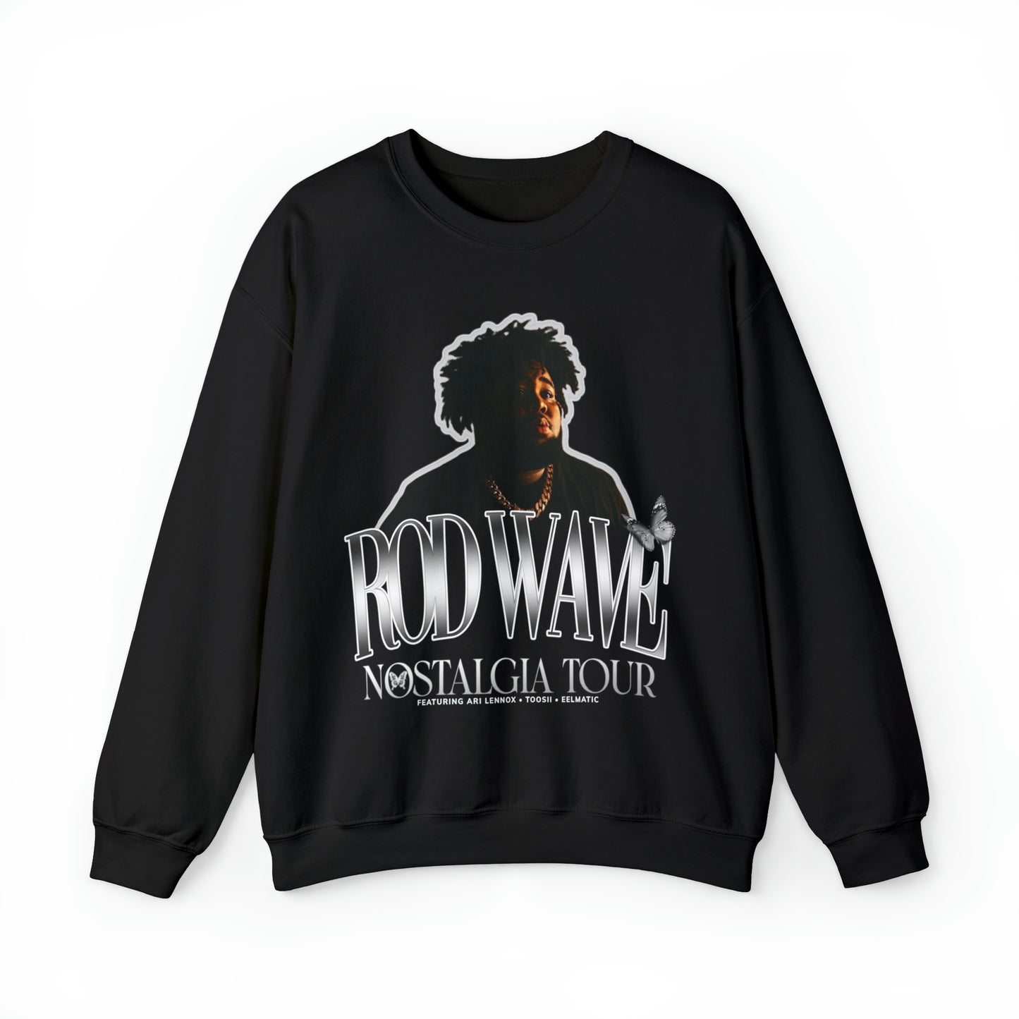 Silver Rod Wave Nostalgia Tour Crewneck Sweatshirt