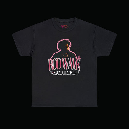 Pink Rod Wave Nostalgia Tour Graphic Tee