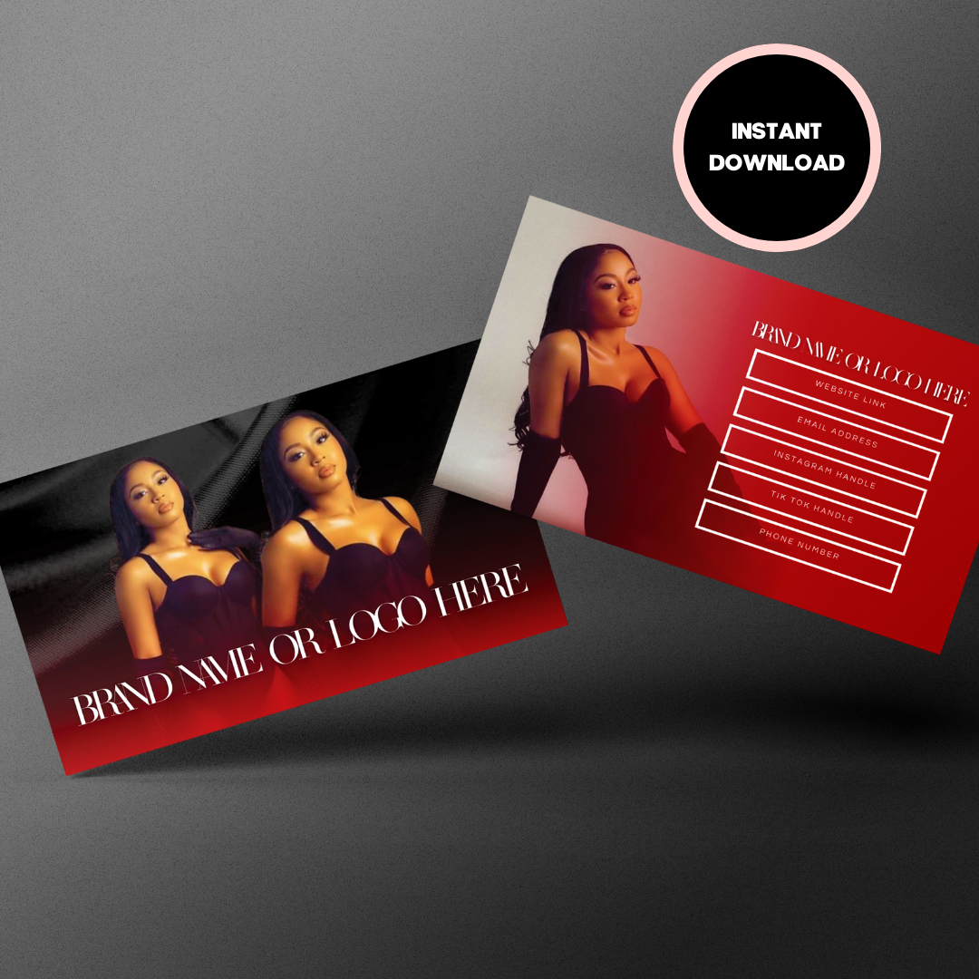 Business Card - Pre-Made Template Design