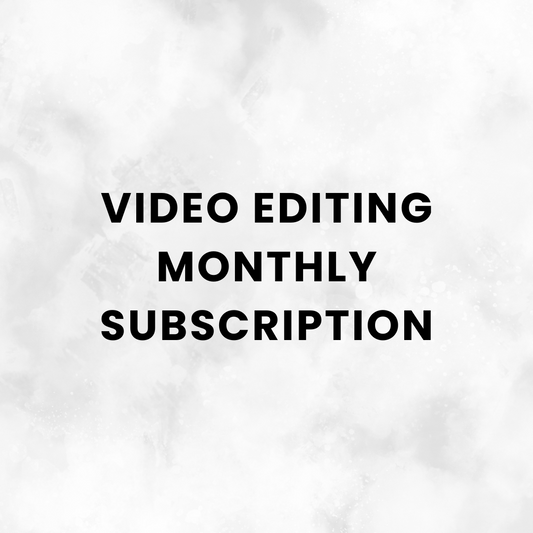 Video Editing Subscription Package