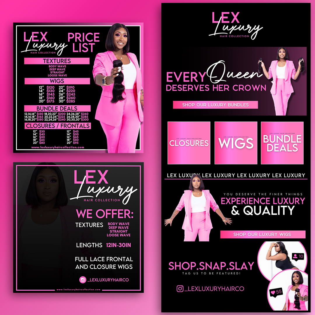 Flyer Designs & Full Website Design Package